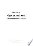 Opera en Bellas Artes