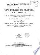 Oracion funebre de Luis XVI, rey de Francia y de Navarra