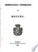 Ordenanzas generales de Montes
