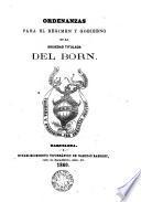 Ordenanzas para el regimen y gobierno de la sociedad titulada del Born