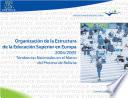 Organización de la estructura de la educación superior en Europa 2004/2005. Tendencias nacionales en el marco del proceso de Bolonia