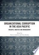 Organizational Corruption in the Asia Pacific
