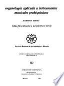 Organología aplicada a instrumentos musicales prehispánicos