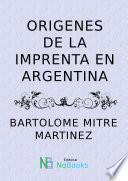 Origenes de la imprenta Argentina