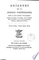 Origenes de la poesia Castellana