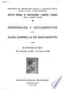 Originales y documentos de Zorrilla de San Martín