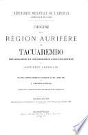 Origine de la région aurifère de Tacuarembó