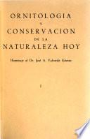 Ornitología y conservación de la naturaleza hoy