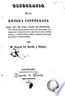 Ortografia de la lengua castellana