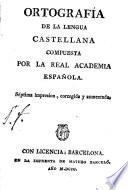 Ortografia dela lengua castellana