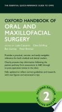 Oxford Handbook of Oral and Maxillofacial Surgery