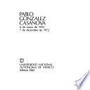 Pablo González Casanova