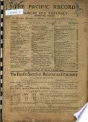 Pacific Record of Medicine and Pharmacy