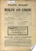 Pacific Record of Medicine and Surgery