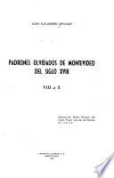 Padrones olvidados de Montevideo del siglo XVIII.