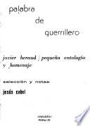 Palabra de guerrillero