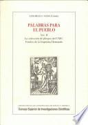 Palabras para el pueblo: La colección de pliegos del CSIC. Fondos de la Imprenta Hernando