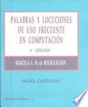 Palabras y locuciones de uso frecuente en computacion