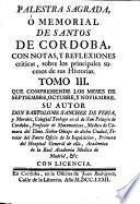 Palestra Sagrada ó memorial de los santos de Córdoba