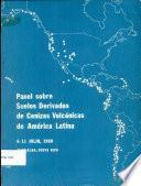 Panel Sobre Suelos Derivados de Cenizas Volcanicas de America Latina