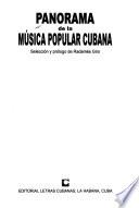 Panorama de la música popular cubana