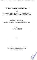 Panorama general de historia de la ciencia: La época medieval: mundo islámico y occidente cristiano