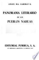 Panorama literario de los pueblos nahuas
