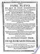 Papel nuevo en que se haze manifiesto al publico en una puntual i veridica relacion todas las pressas que han hecho los armadores Españoles desde que se puplico [sic] la guerra con Inglaterra hasta primero de Enero de este presente año, etc