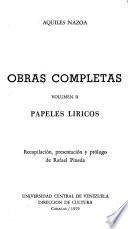 Papeles líricos