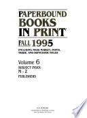Paperbound Books in Print 1995