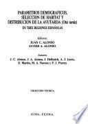 Parámetros demográficos, selección de hábitat y distribución de la avutarda (Otis tarda) en tres regiones españolas