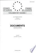 Parliamentary Assembly Documents, Working papers 2000 ordinary session (First part), Volume II