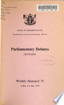 Parliamentary Debates (Hansard)