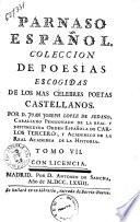 Parnaso espanol. Coleccion de poesías escogidas de los mas célebres poetas castellanos. Tomo 1 [-9]
