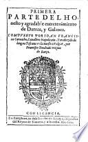 ... Parte Del Honesto y agradable entretenimiento de Damas, y Galanes