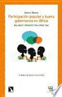 Participación popular y buena gobernanza en África : balance y perspectivas para 2063