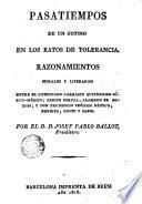 Pasatiempos de un gatosa en los ratos de tolerancia