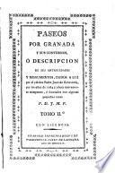 Paseos por Granada... o Descripción de sus Monumentos