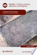 Pastas, morteros, adhesivos y hormigones. EOCB0108