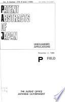 Patents Abstracts of Japan