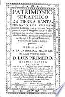 Patrimonio Seraphico de Tierra Santa