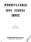 Pennsylvania 1840 Census Index
