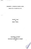 Pensamiento y literatura en América Latina