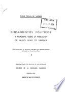 Pensamientos políticos y Memorías sobre la población del Nuevo Reino de Granada