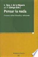 Pensar la nada