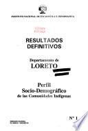 Perfil socio-demográfico de las comunidades indígenas