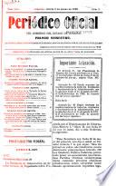 Periódico oficial del gobierno
