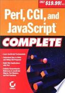 Perl, CGI, and JavaScript Complete