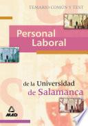 Personal Laboral Universidad de Salamanca. Temario Comun Y Test Ebook