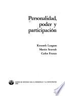 Personalidad, poder y participación